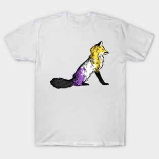 Nonbinary Pride Fox T-Shirt